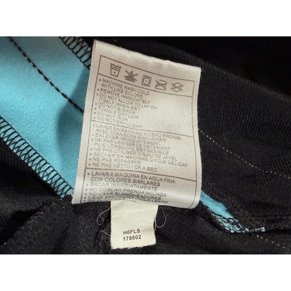 Nike Womens Track Pants Black Blue White Flare Leg Athletic Size Large - Picture 13 of 16